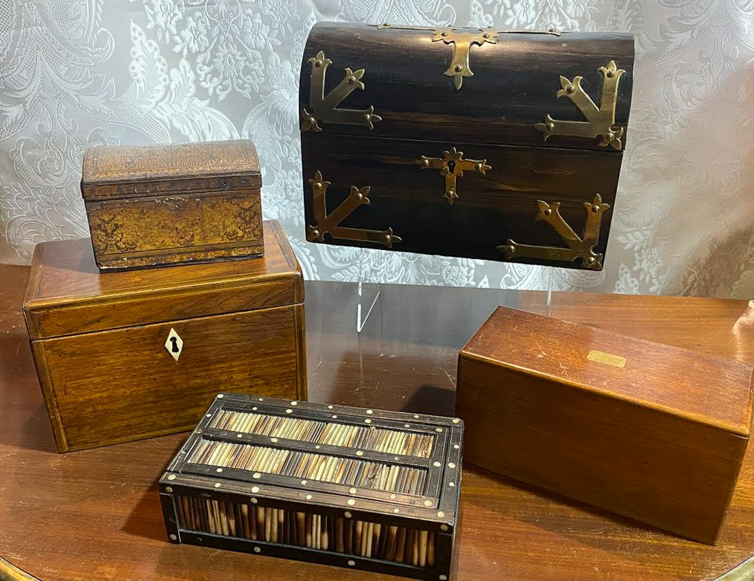 Five Edwardian And Victorian Boxes (1 of 3)