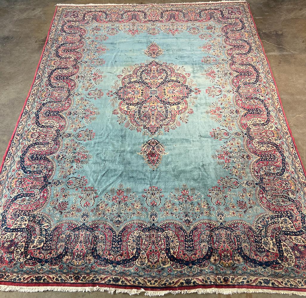 Semi Antique Kerman Rug 13'5 x 9'10 (1 of 17)