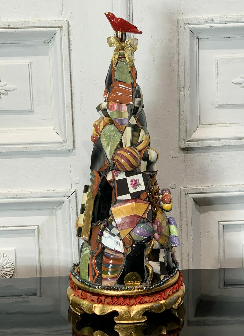 Mackenzie Childs Pottery Christmas Tree (1 of 6)