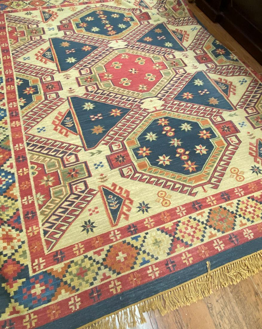 Flat-weave Tribal Kilim Rug, 10'3 x 8'3 (1 of 3)