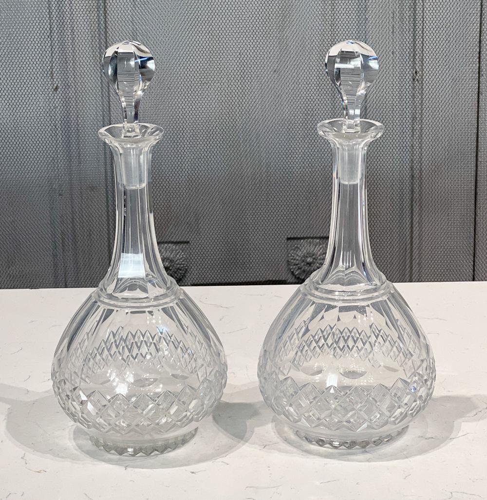 Pair Cut Glass Liquor Decanters (1 of 14)