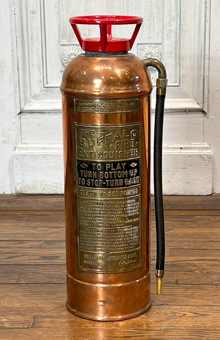 Vintage Copper Buffalo Fire Extinguisher (1 of 8)