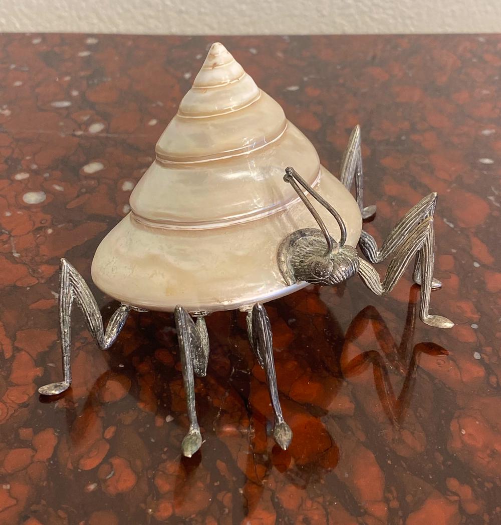 Decorative Metal Insect In Shell (1 of 2)