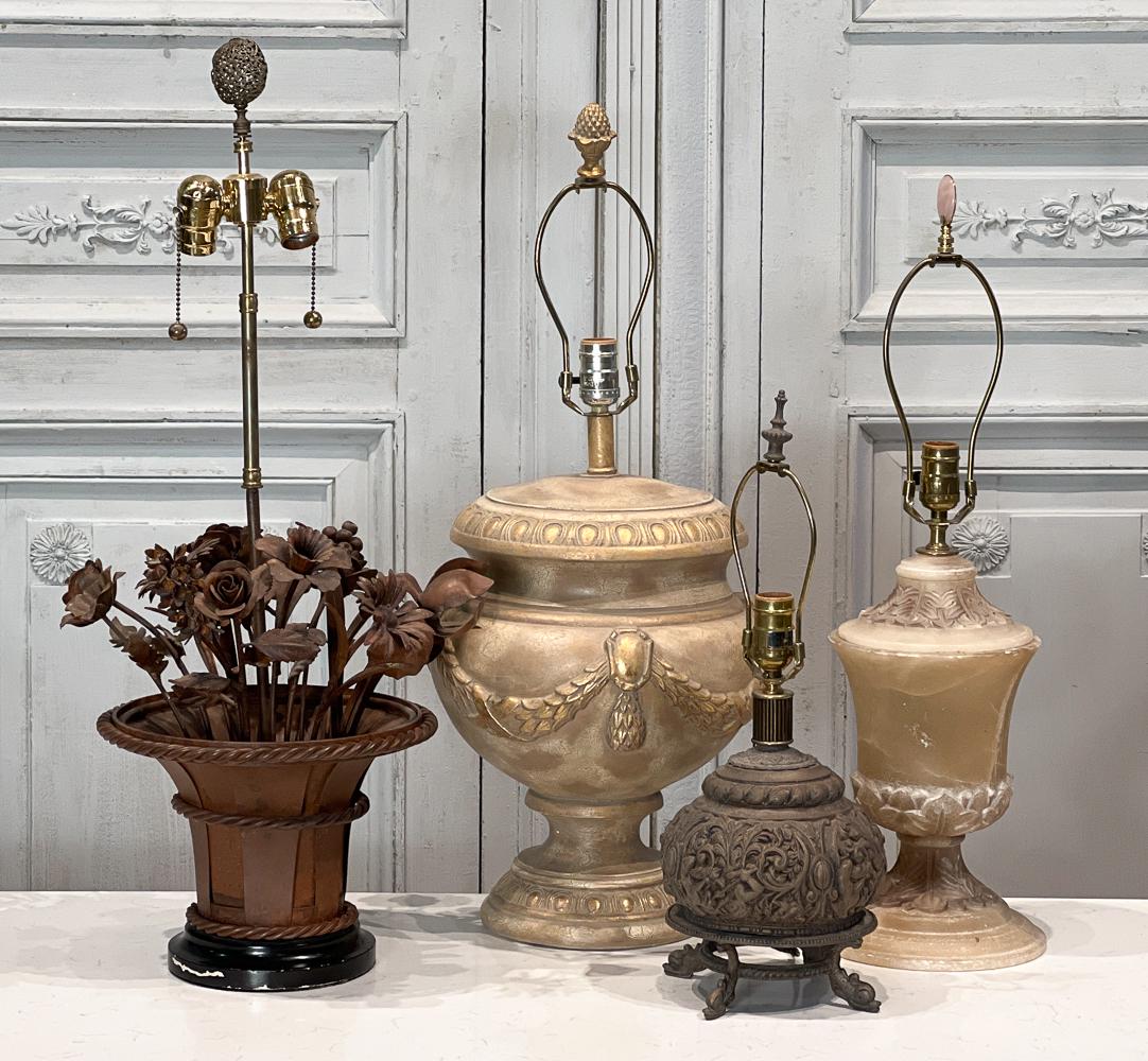 Four Louis XVI Style Table Lamps (1 of 8)