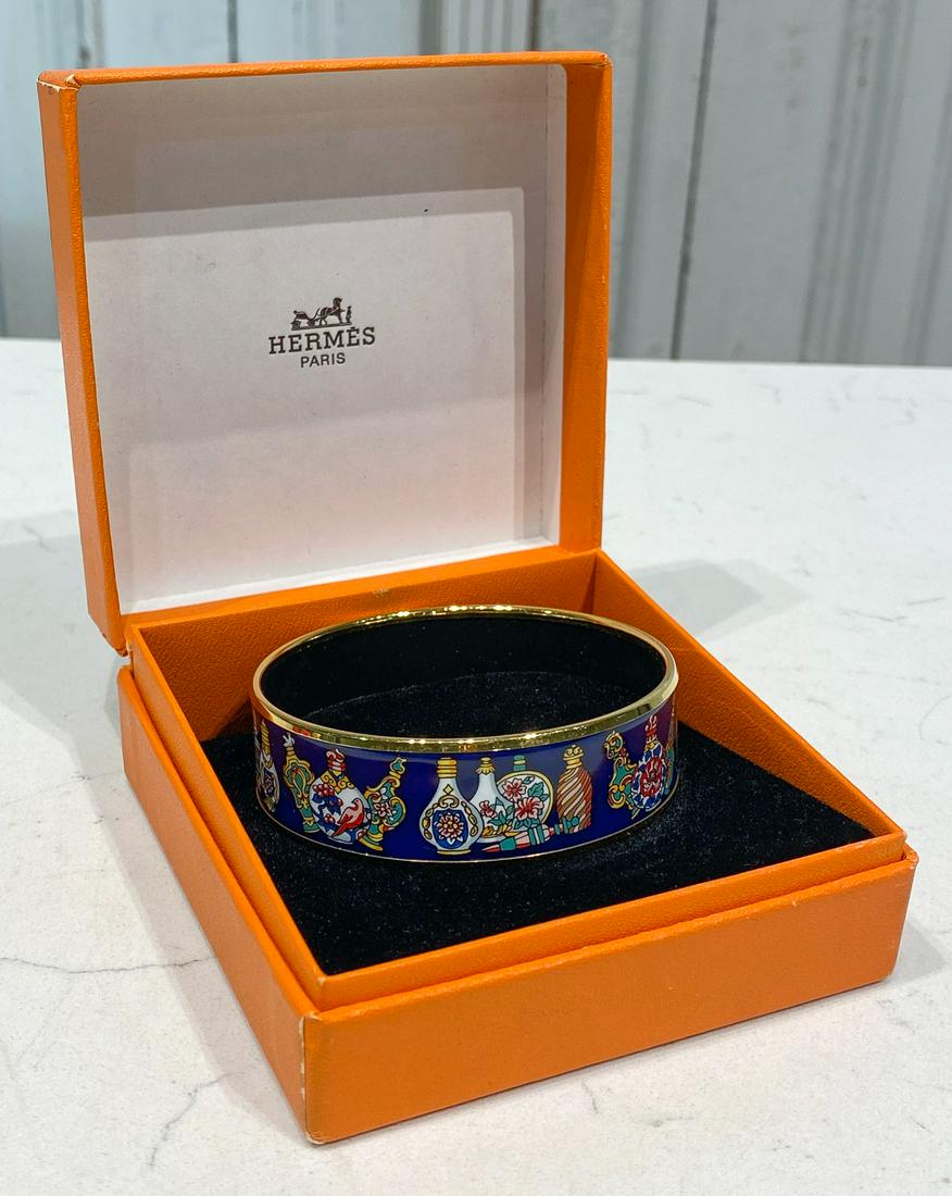 Hermes Enamel Bangle Perfume Bottle Motif (1 of 6)