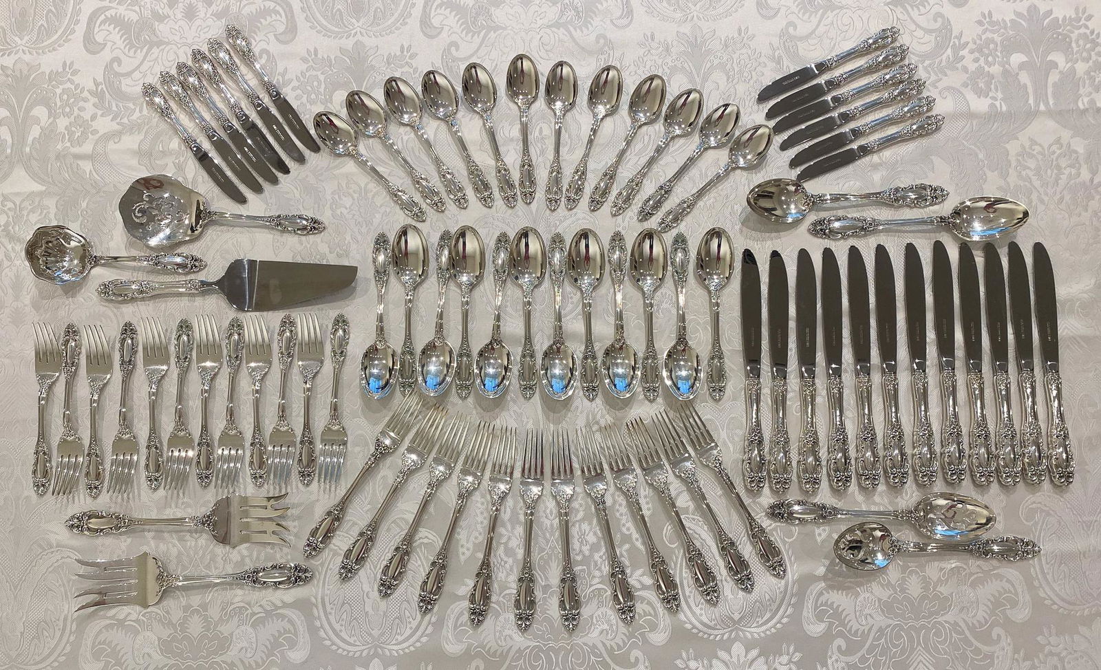 Towle Grand Duchess Sterling Flatware Set (1 of 12)