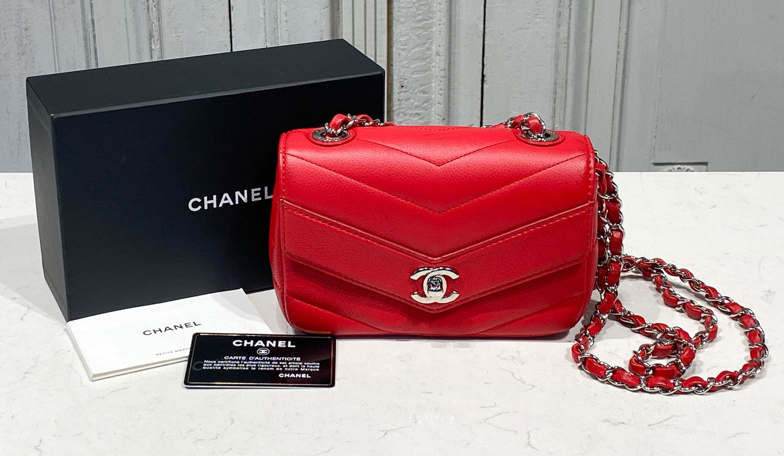 Chanel Small Chevron Flap Bag (1 of 6)