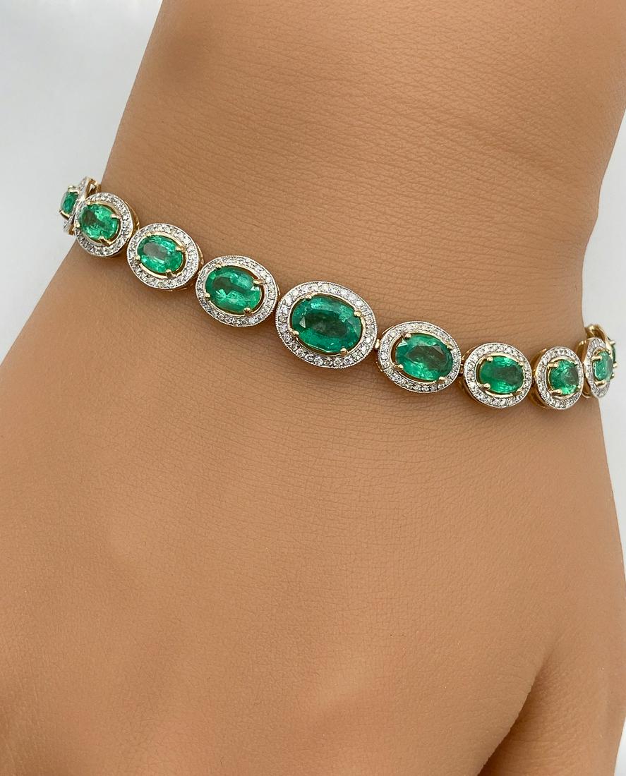 Emerald And Diamond Bracelet (1 of 13)