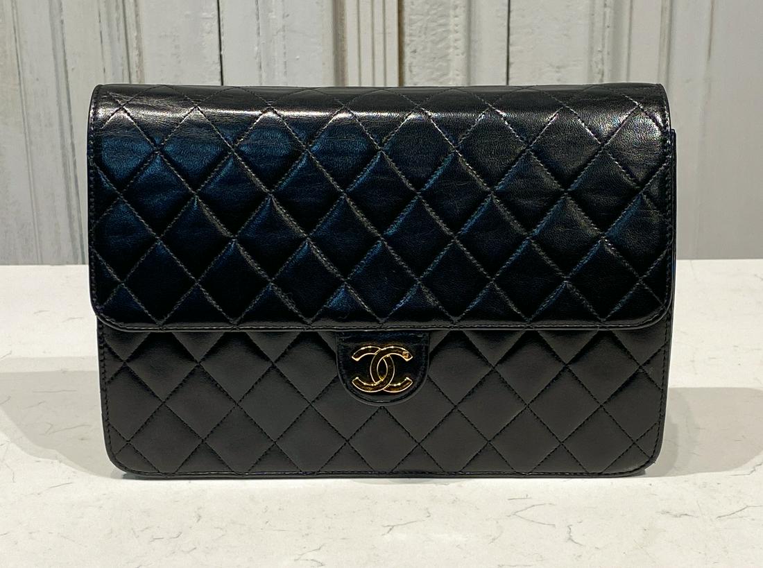 Chanel CC Push Lock Tall Single Flap Bag (1 of 4)