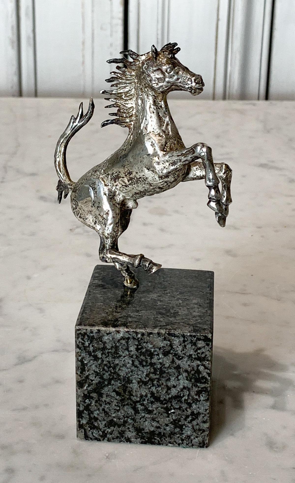 Ferrari Cavalino Rampante Silvered Mascot (1 of 4)