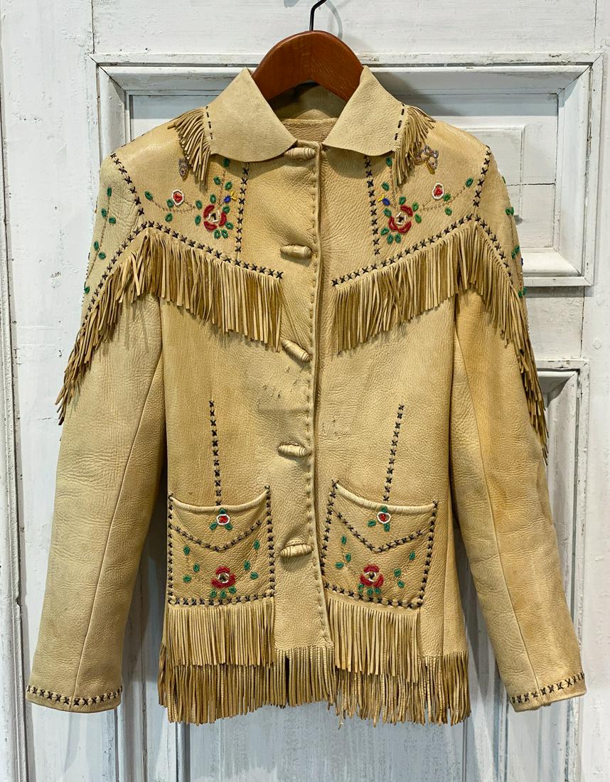 Nez Perce Vintage Leather Jacket (1 of 7)