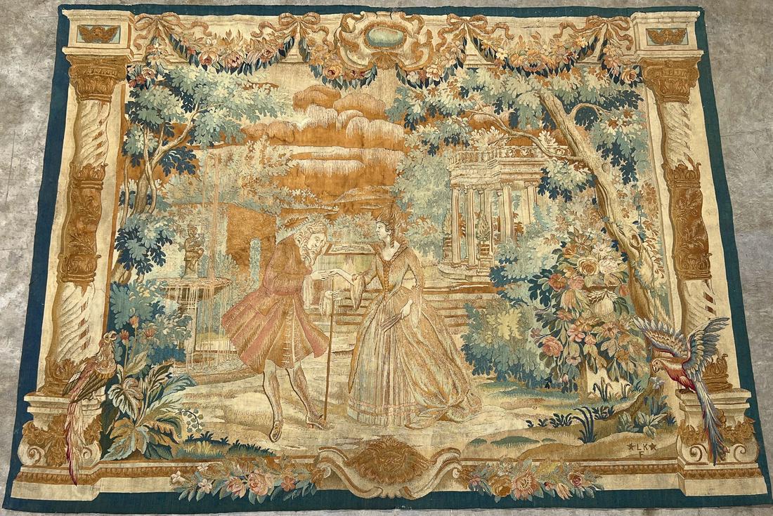 Antique Verdure Wool Tapestry (1 of 13)