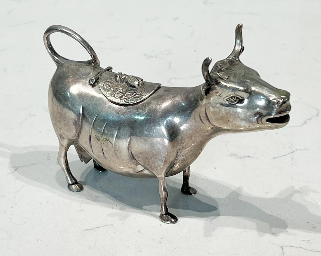 Sterling Silver Cow Creamer (1 of 8)
