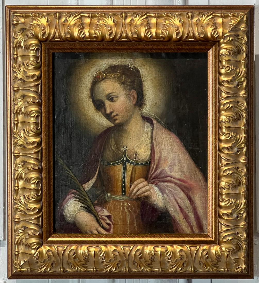 Old Master Portrait Of St. Lucia Painting (1 of 5)