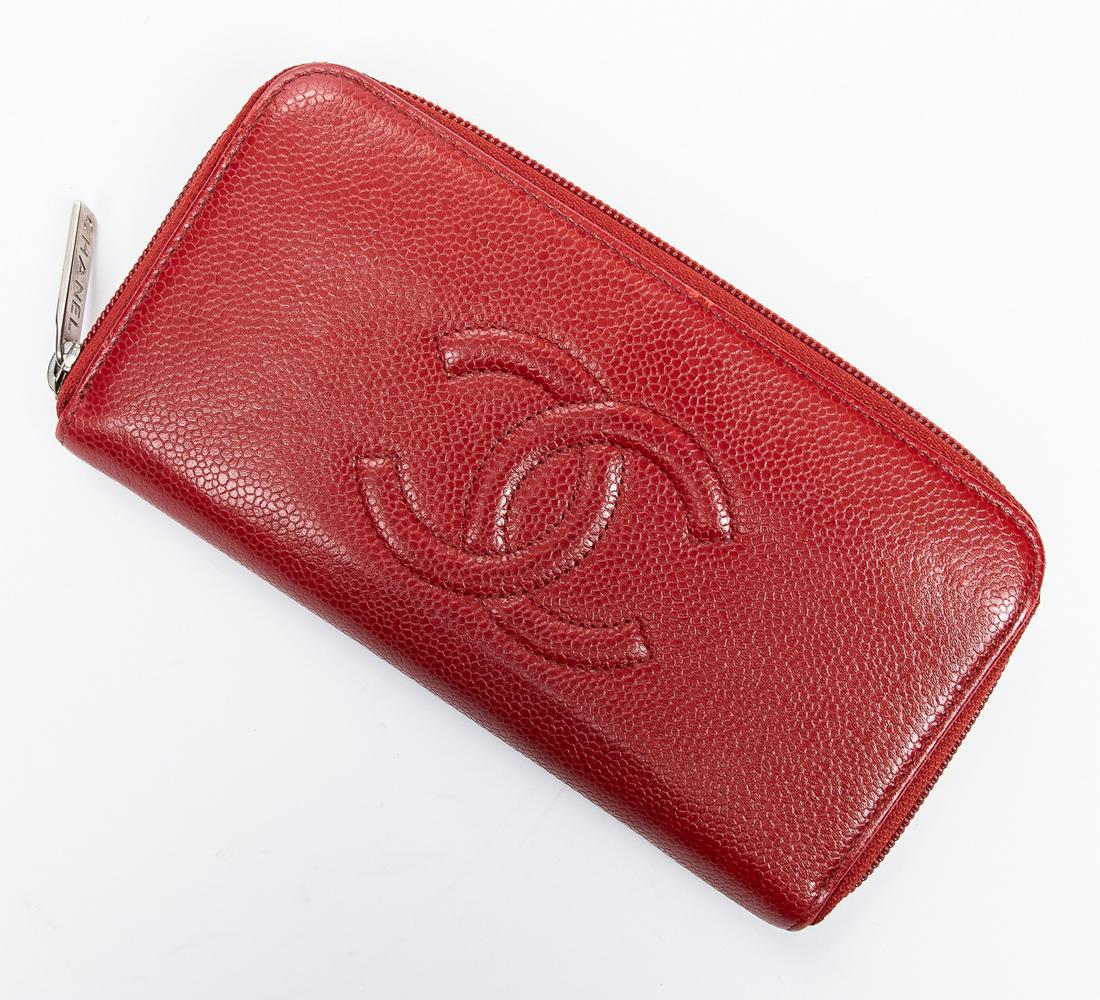 Chanel Large CC Zip Around Wallet (1 of 3)