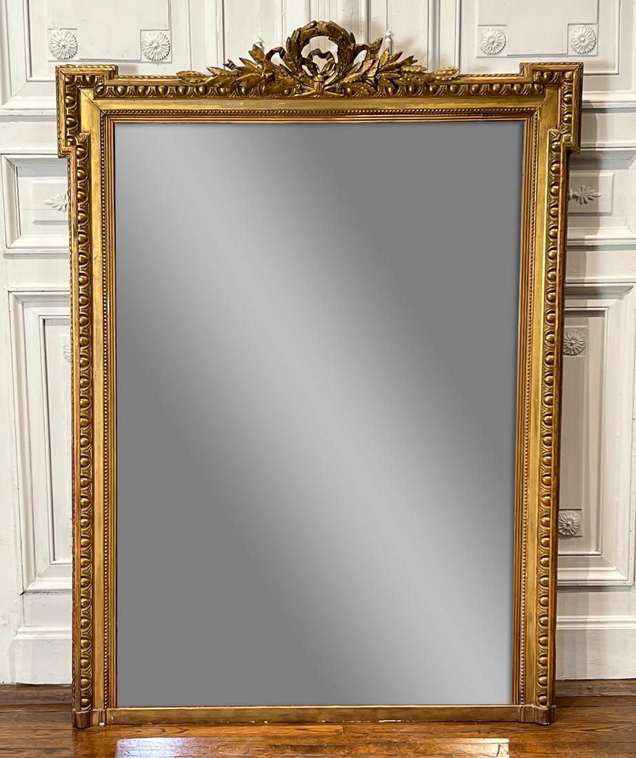 French Louis XVI Style Pier Mirror (1 of 15)