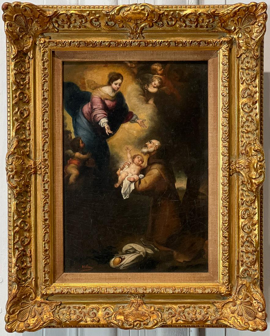 Old Master Vision Of Saint Francis Painting (1 of 9)