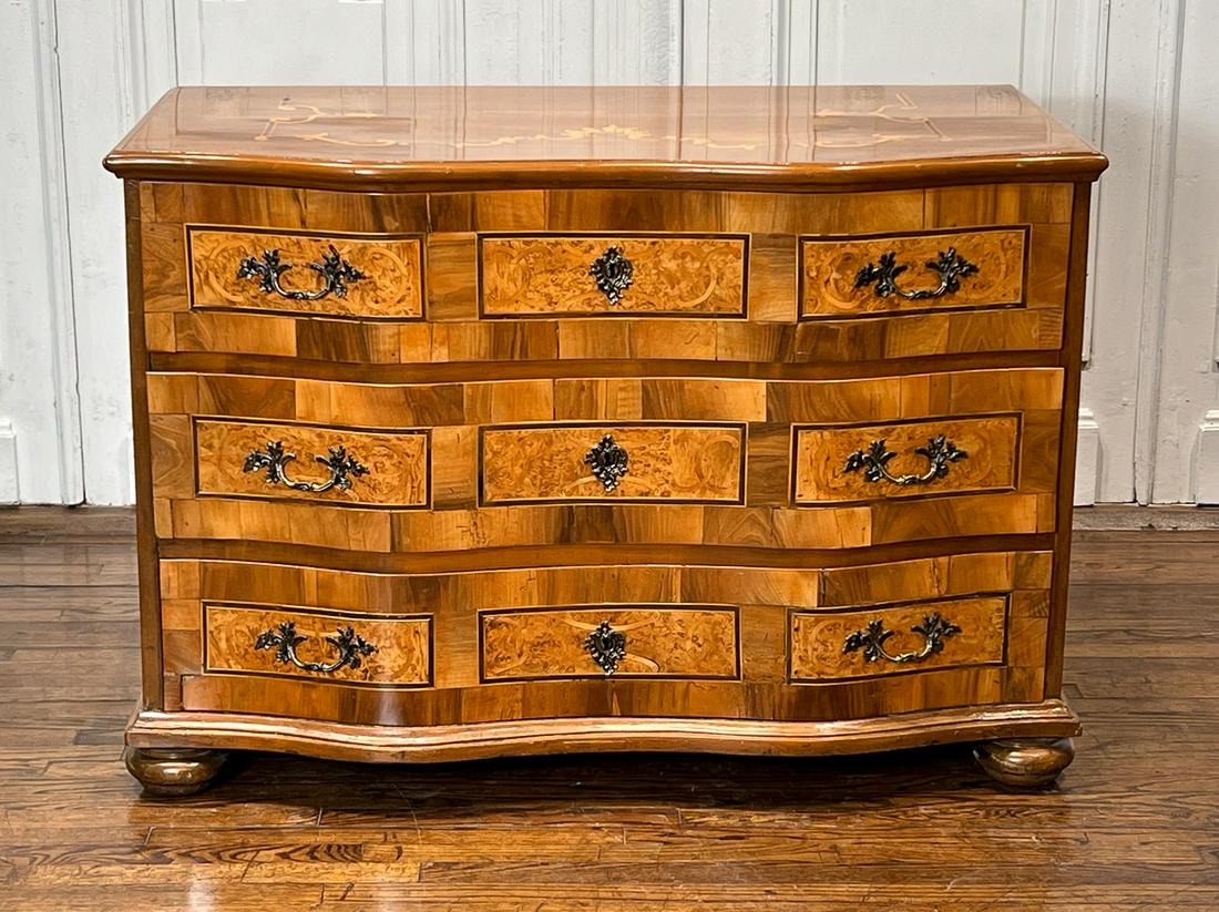 Antique Italian Neoclassical Marquetry Commode (1 of 8)