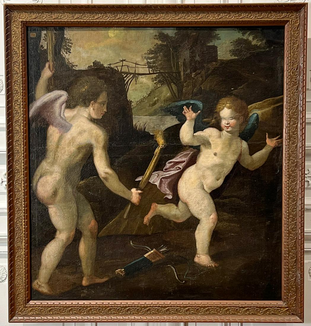 Allegory Of Love Blind Oil On Canvas Painting (1 of 10)