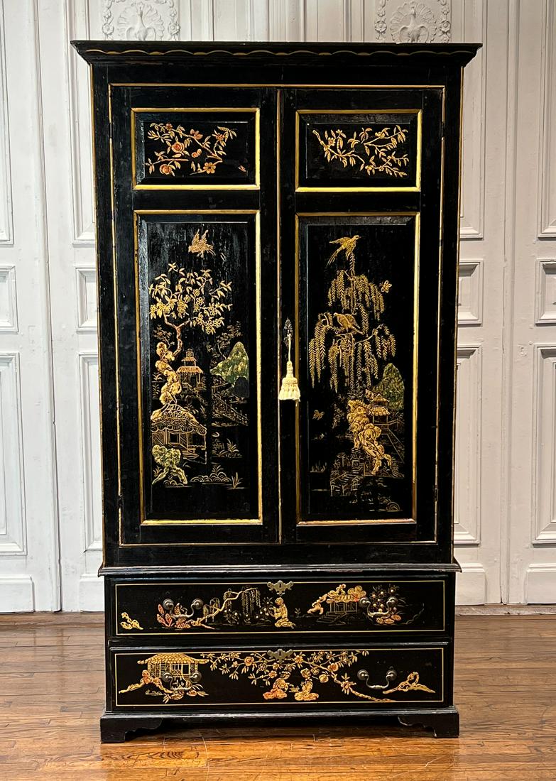 Antique French Chinoiserie Cabinet (1 of 14)