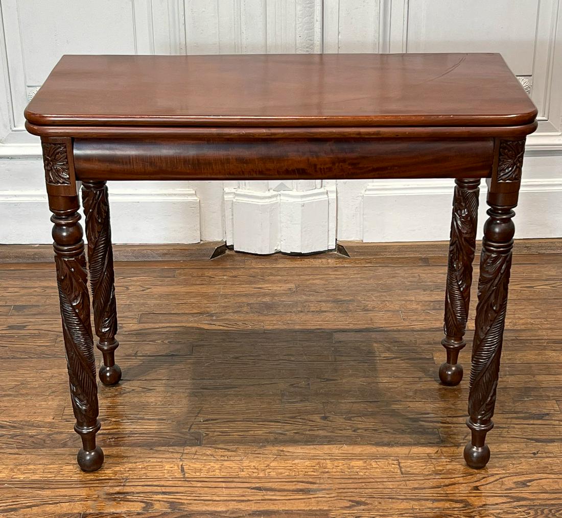 American Classical Mahogany Games Table (1 of 11)