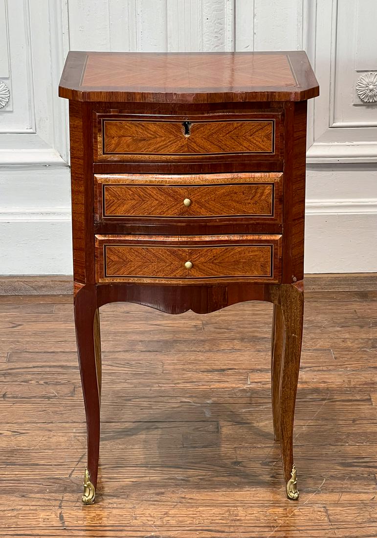 Louis XVI Style Kingwood Commode Stand (1 of 10)