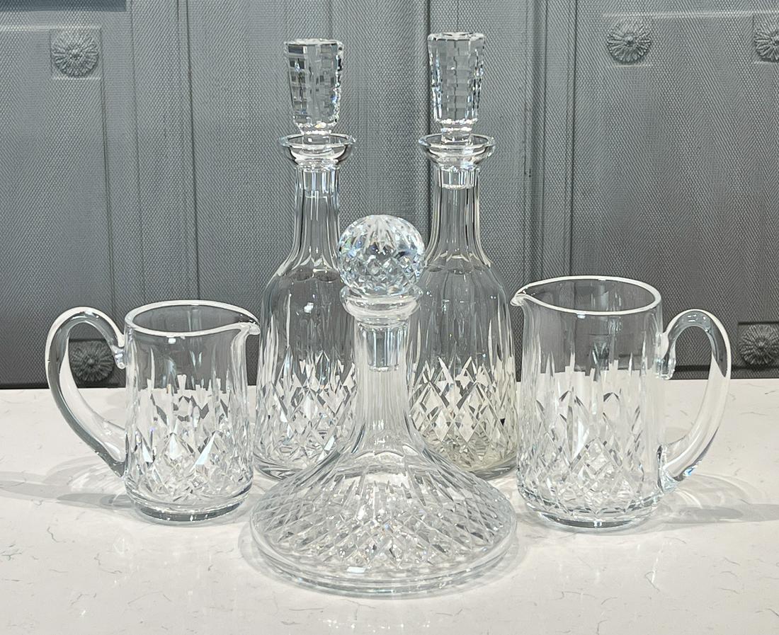 Five Waterford Lismore Bar Items (1 of 8)