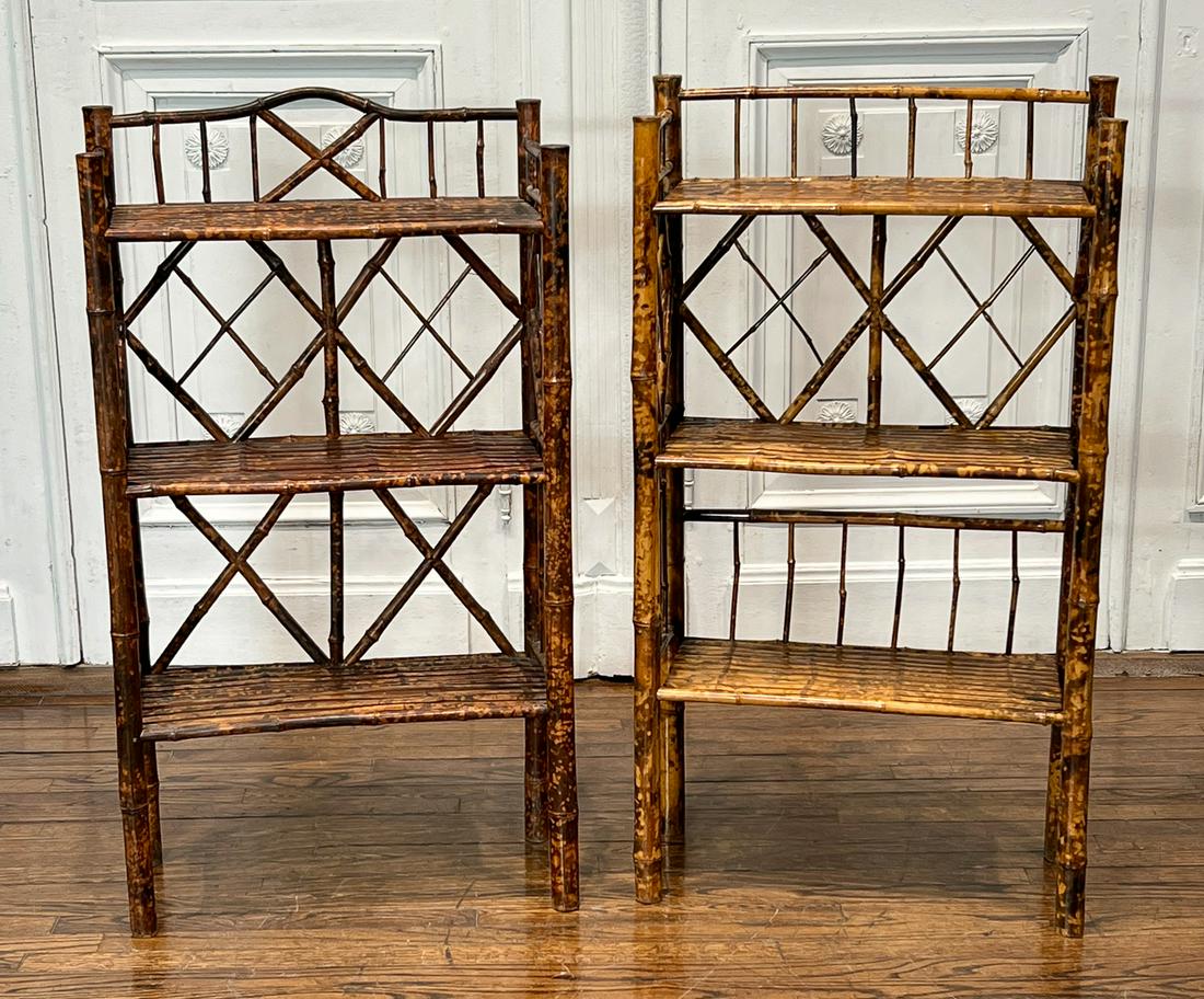 Two Bristol Fumed Bamboo Shelves (1 of 9)