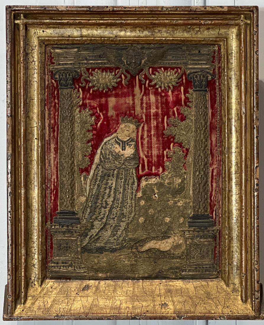 Italian Bullion Velvet Tapestry (1 of 6)