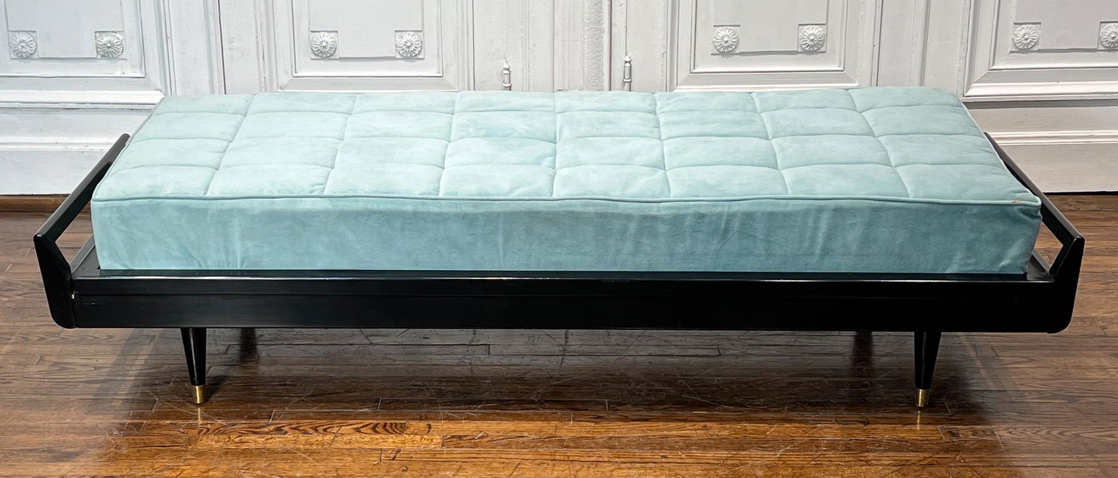 Modern Black Lacquer Day Bed Bench (1 of 11)