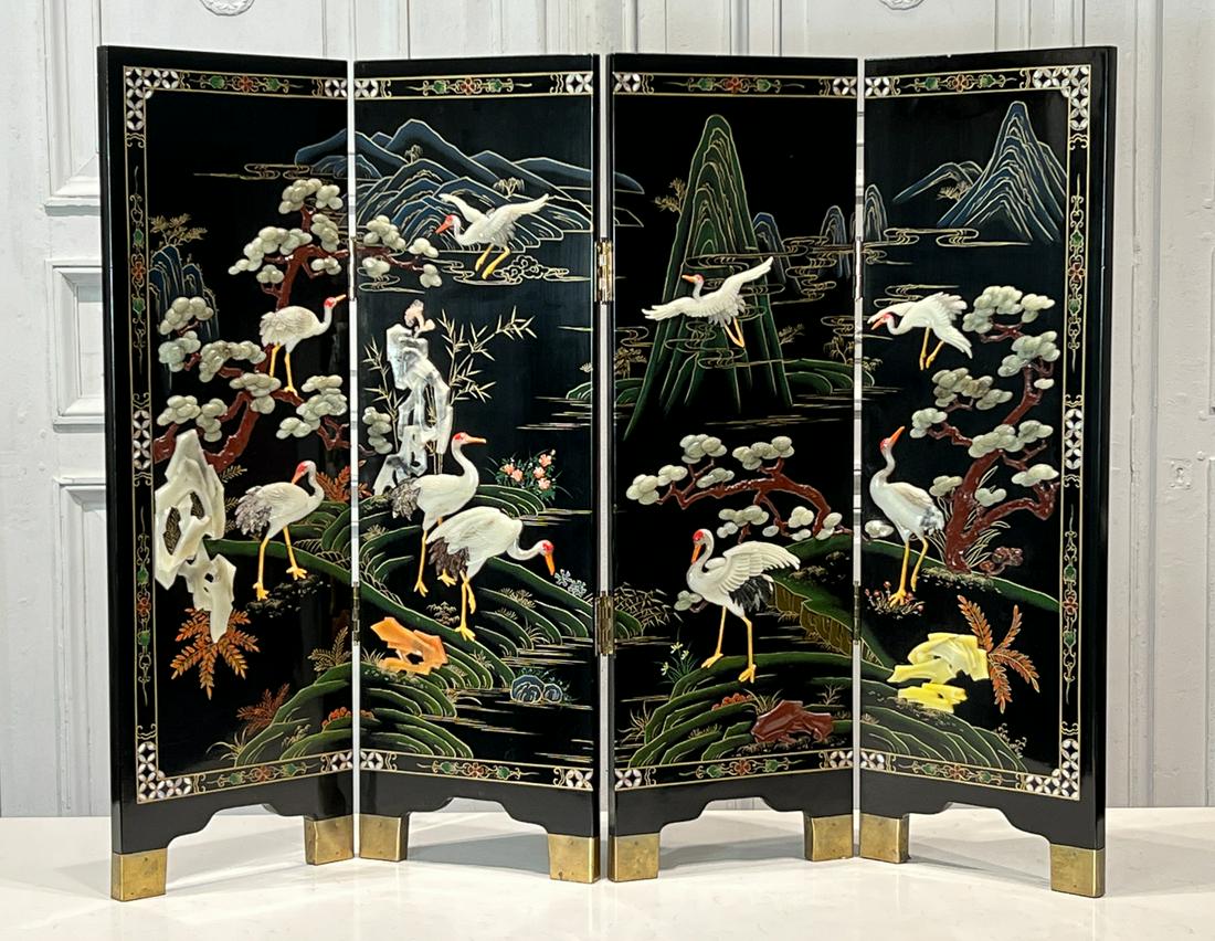 Chinese Hardstone Table Screen (1 of 8)