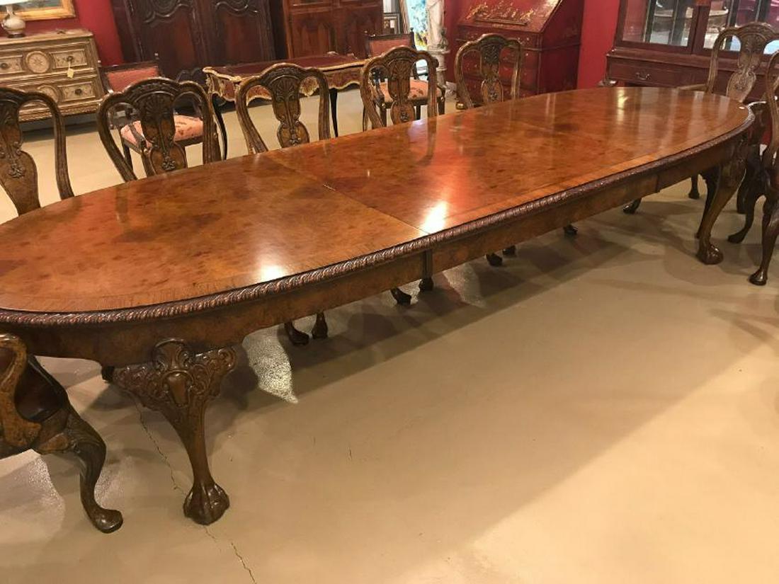 Chippendale Style Dining Table (1 of 4)