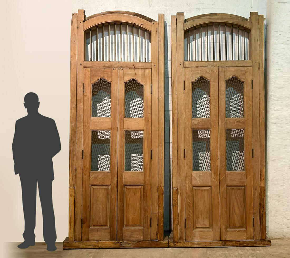 Pair Of Louis XVI Hardwood Portal Doors (1 of 9)