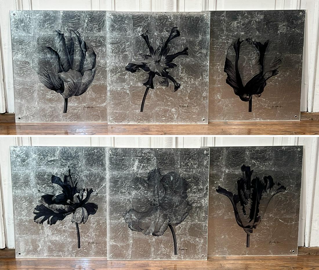 Six Eglomise Type Art Panels (1 of 15)