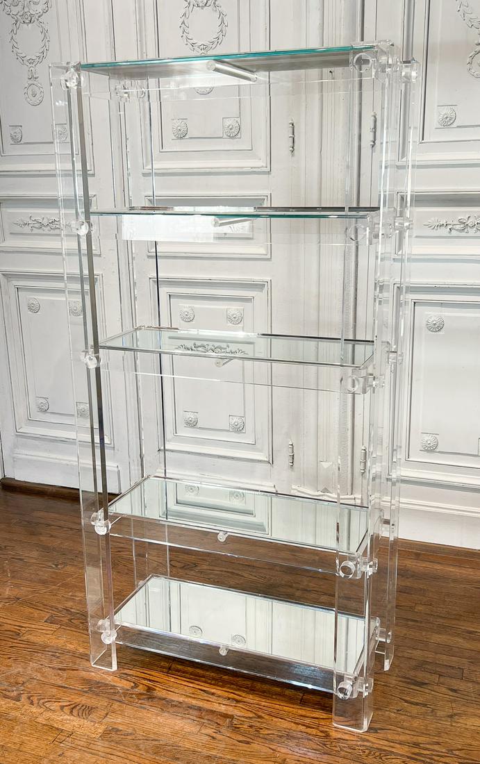 Modern Lucite Etagere Shelf (1 of 14)