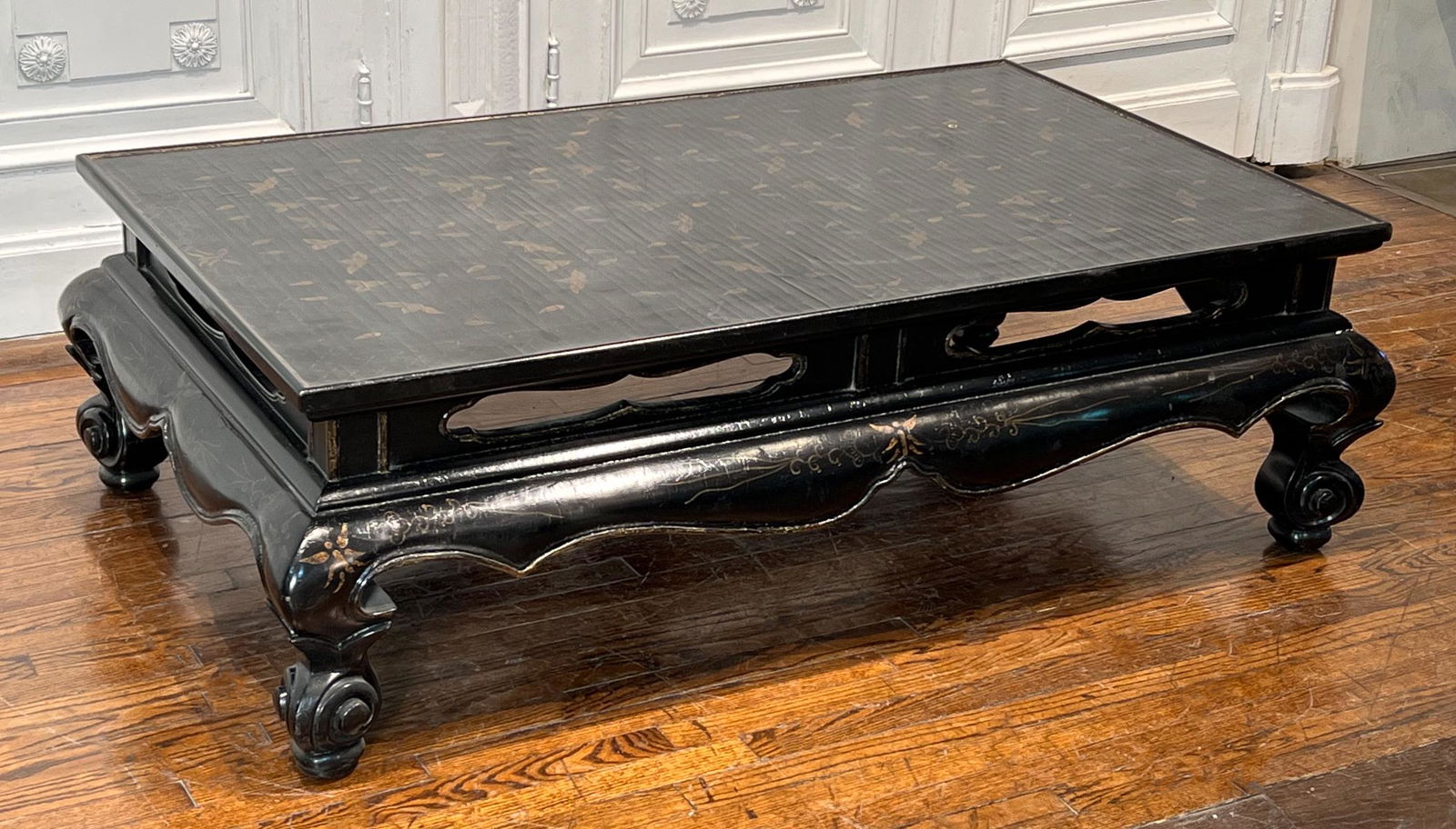 Chinese Black Lacquer Low Table (1 of 8)