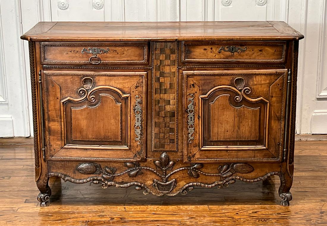 Louis XV Fruitwood Buffet (1 of 9)