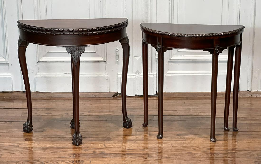 Two Antique Mahogany Games Tables (1 of 14)