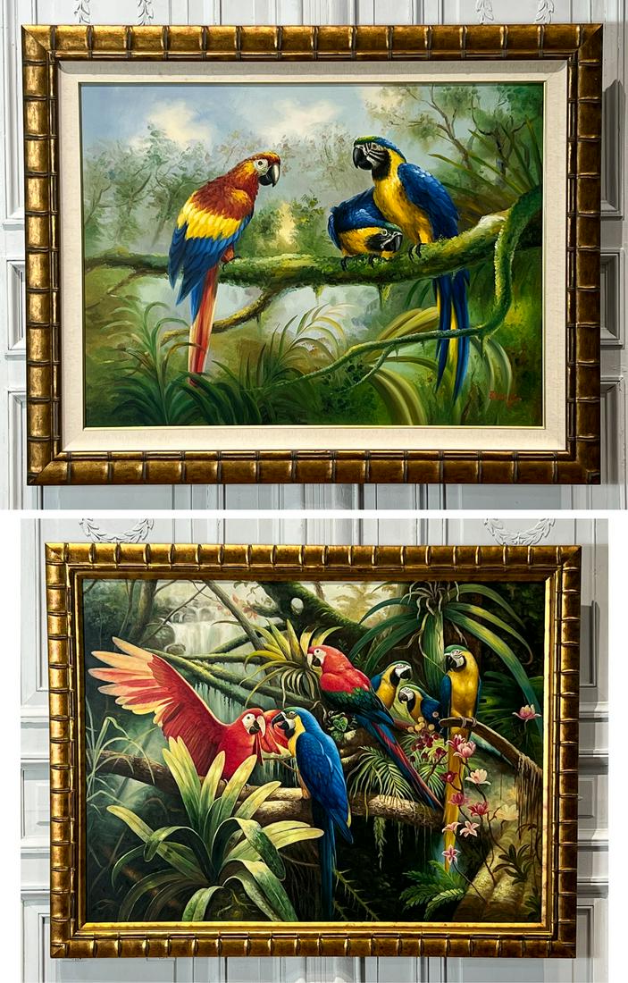 Two Oil Paintings Of Toucans (1 of 17)