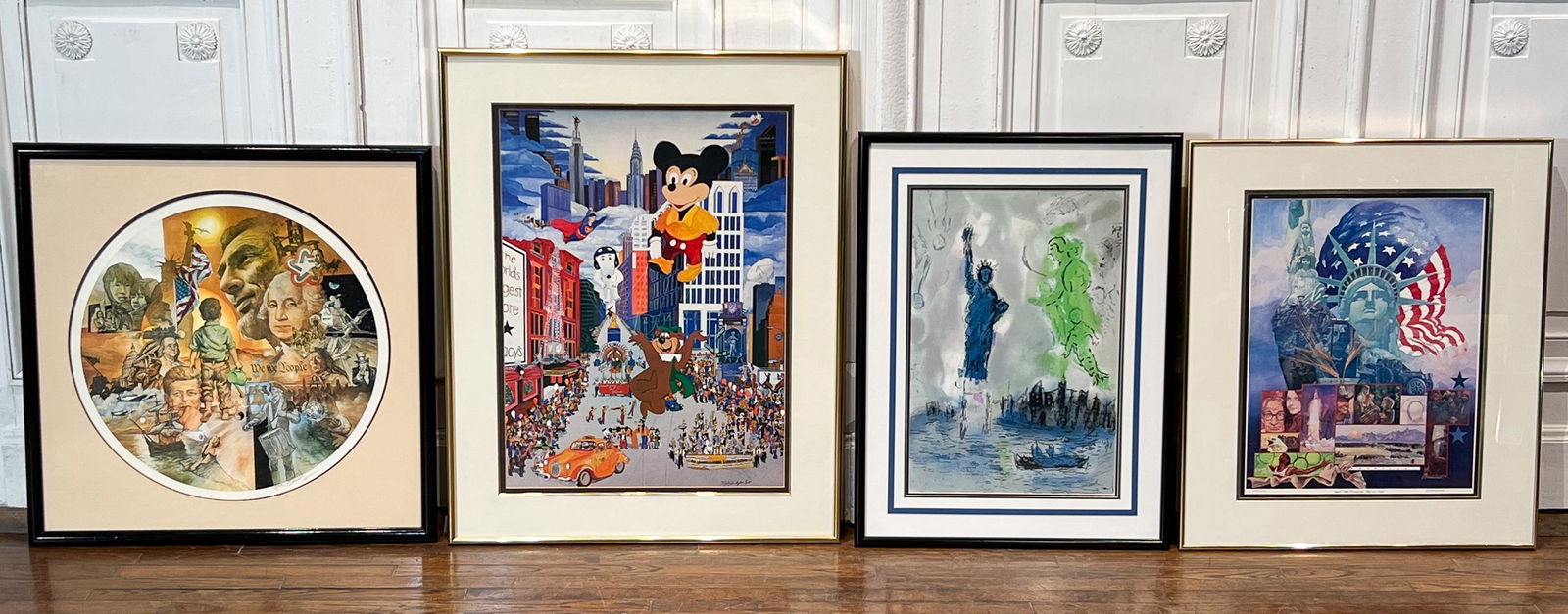 New York And Statue Of Liberty Print Group (1 of 5)