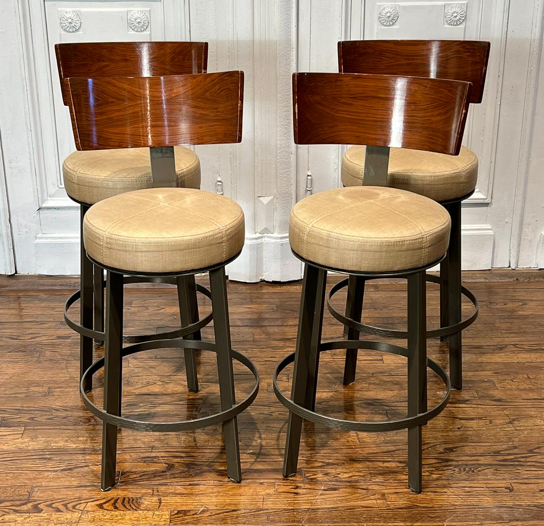 Four David Sutherland Contemporary Bar Stools (1 of 11)