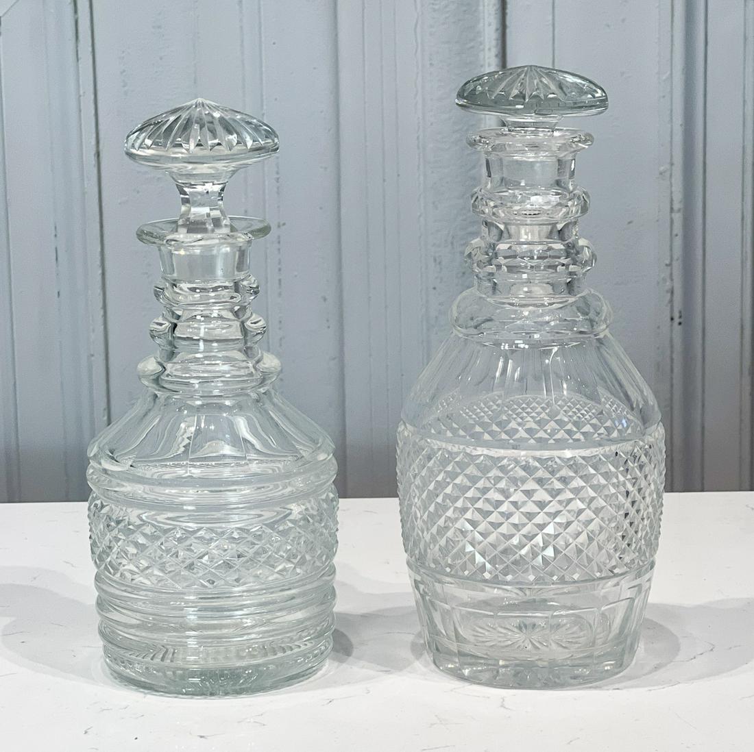 Two Regency Cut Glass Decanters (1 of 6)