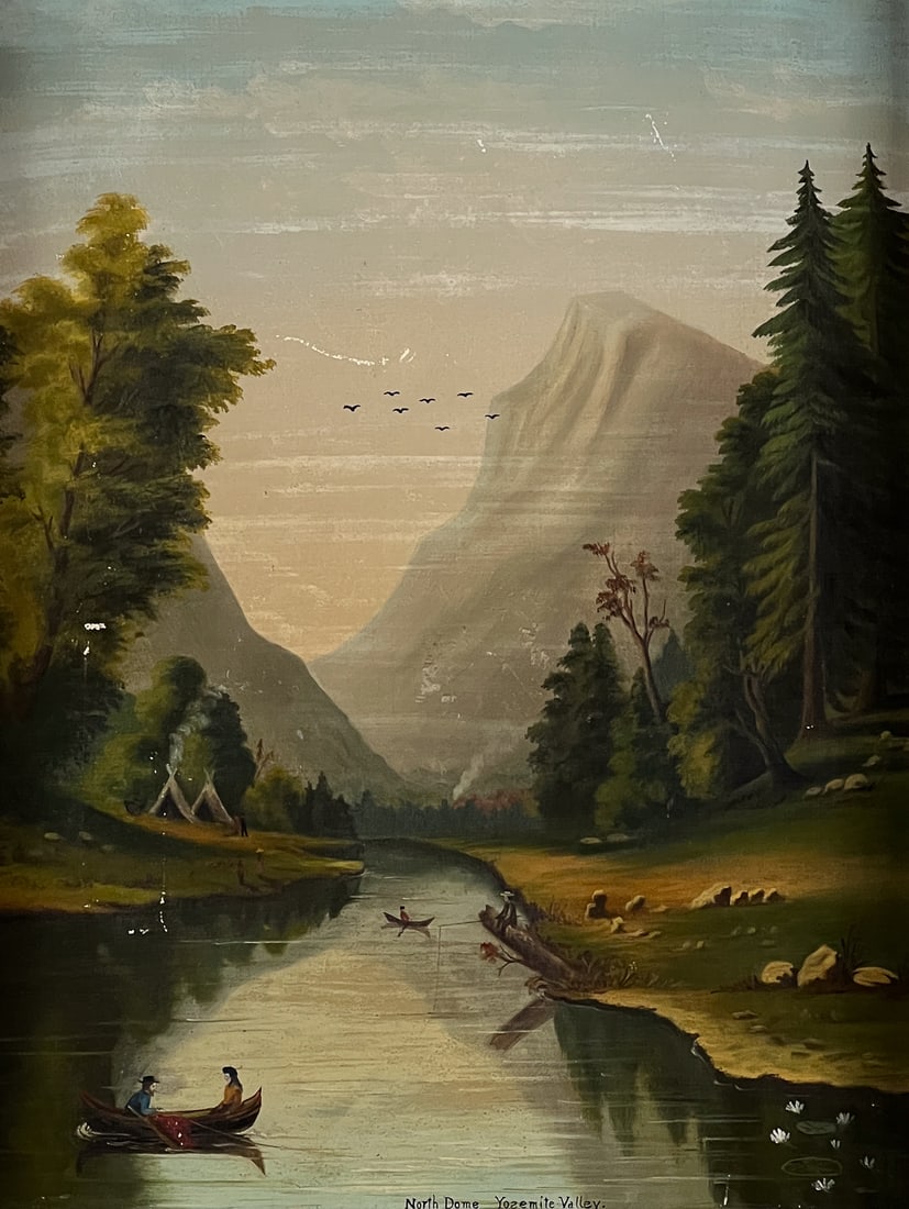 North Dome Yosemite Valley Oil Painting (1 of 4)