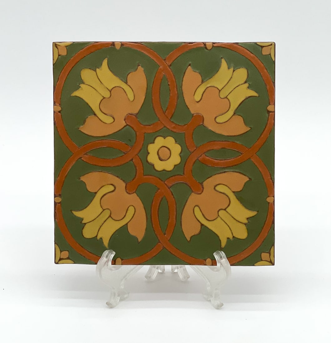 Van Briggle Pottery Tile (1 of 4)
