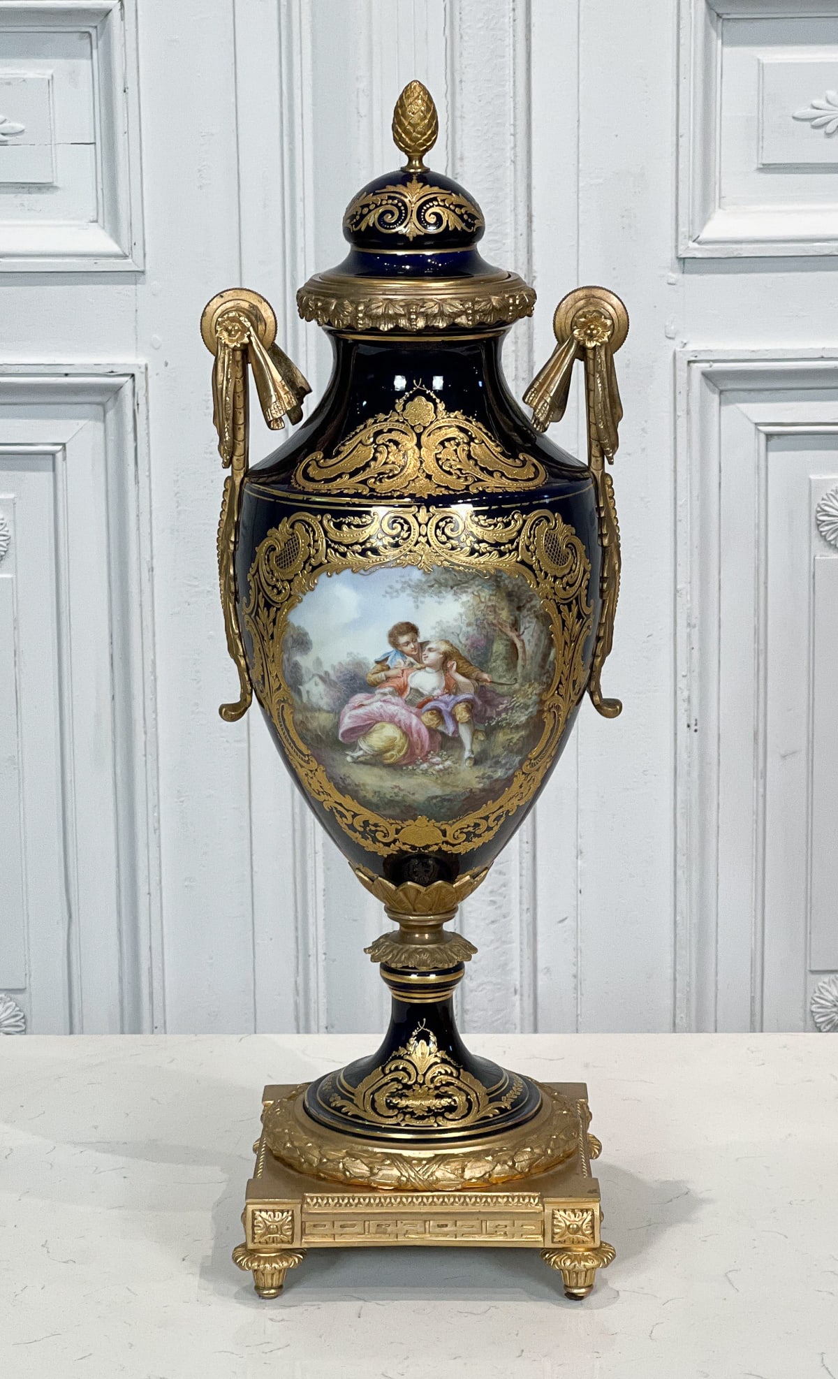 Sevres Porcelain And Gilt Bronze Urn (1 of 11)