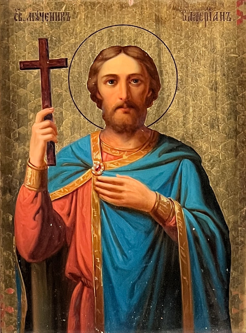Saint Valerian Icon Painting (1 of 4)