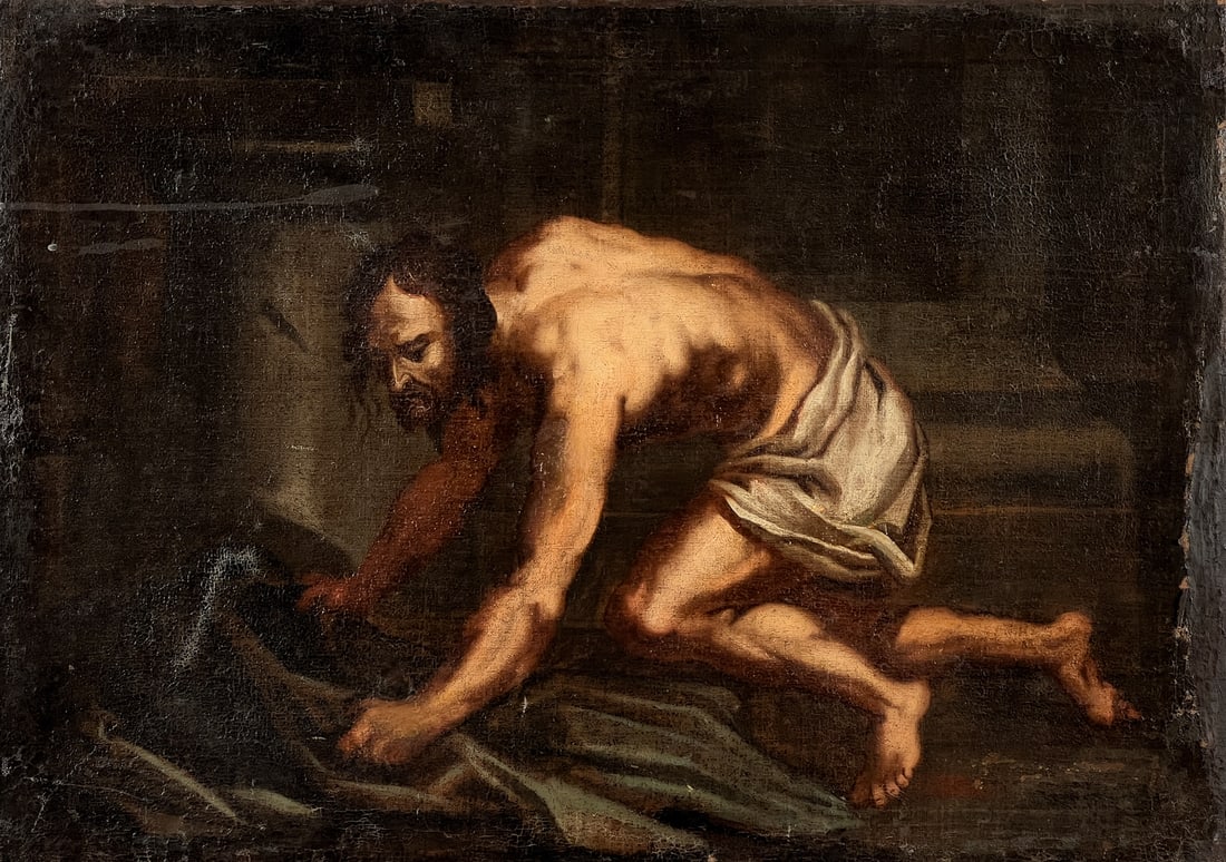 Old Master Christ After The Flagellation (1 of 8)