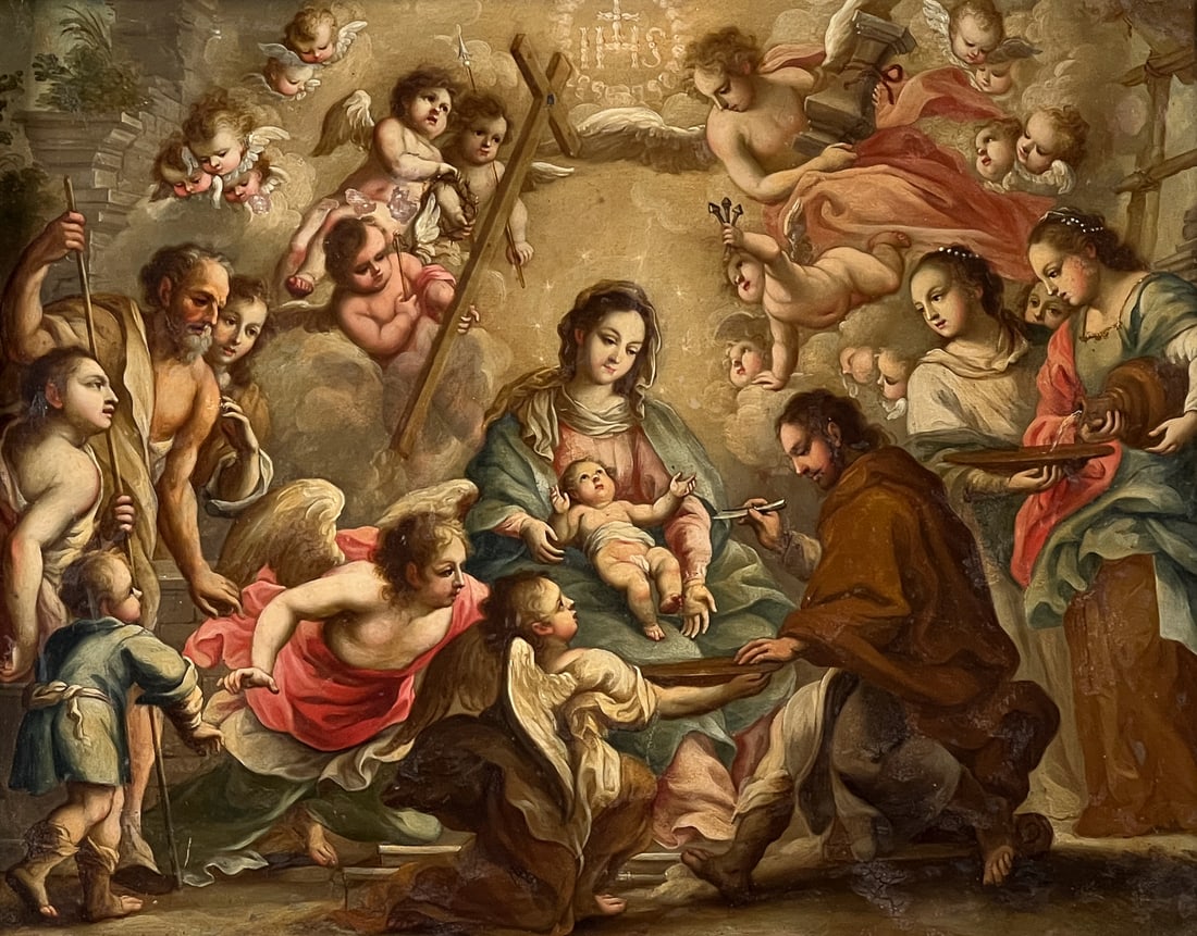 Old Master Virgin And Christ Child Painting (1 of 5)