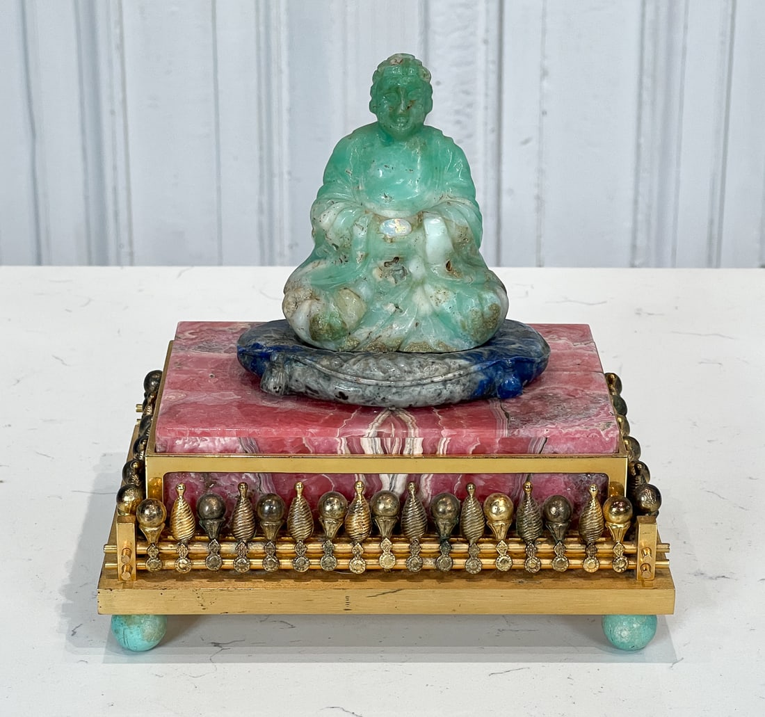 Jade, Opal, And Lapis Buddha Figure (1 of 12)