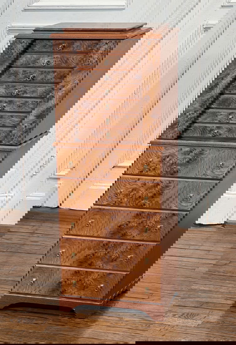 Agresti Burlwood Jewelry Cabinet (1 of 13)